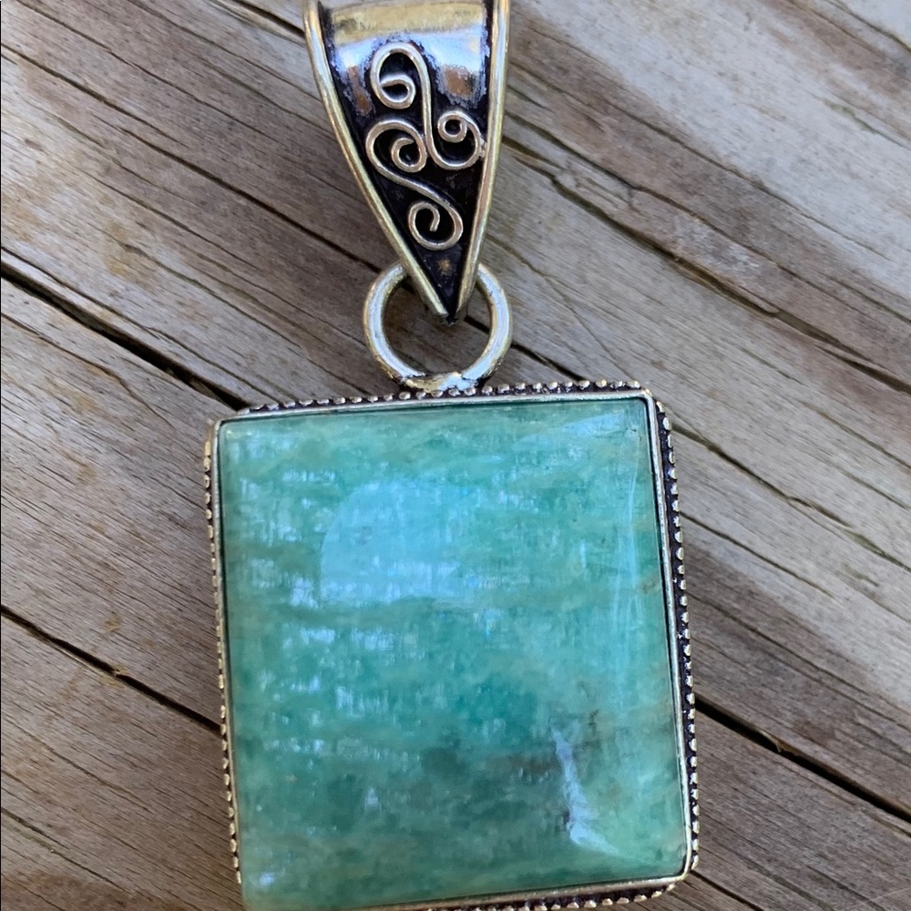 Amazonite Pendant - Picture 3 of 4